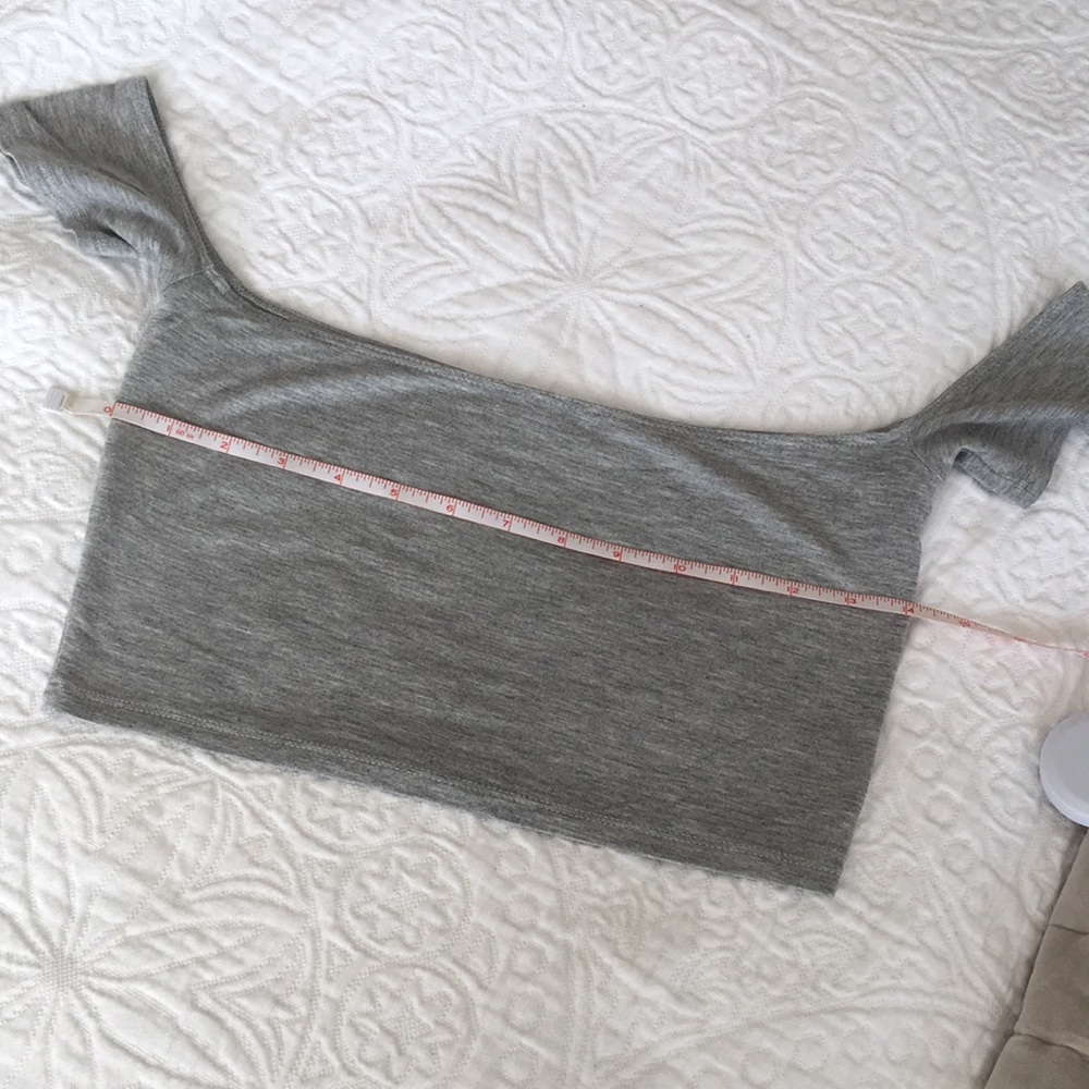 Aerie crop off the shoulder top - Picture 9 of 15